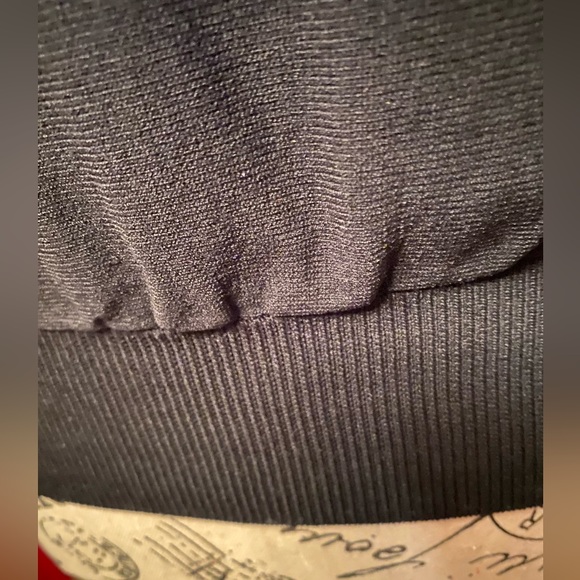 Vintage Black Knit w/Silver Studded Top by French Designer, Leo Guy. SZ L - Picture 10 of 13